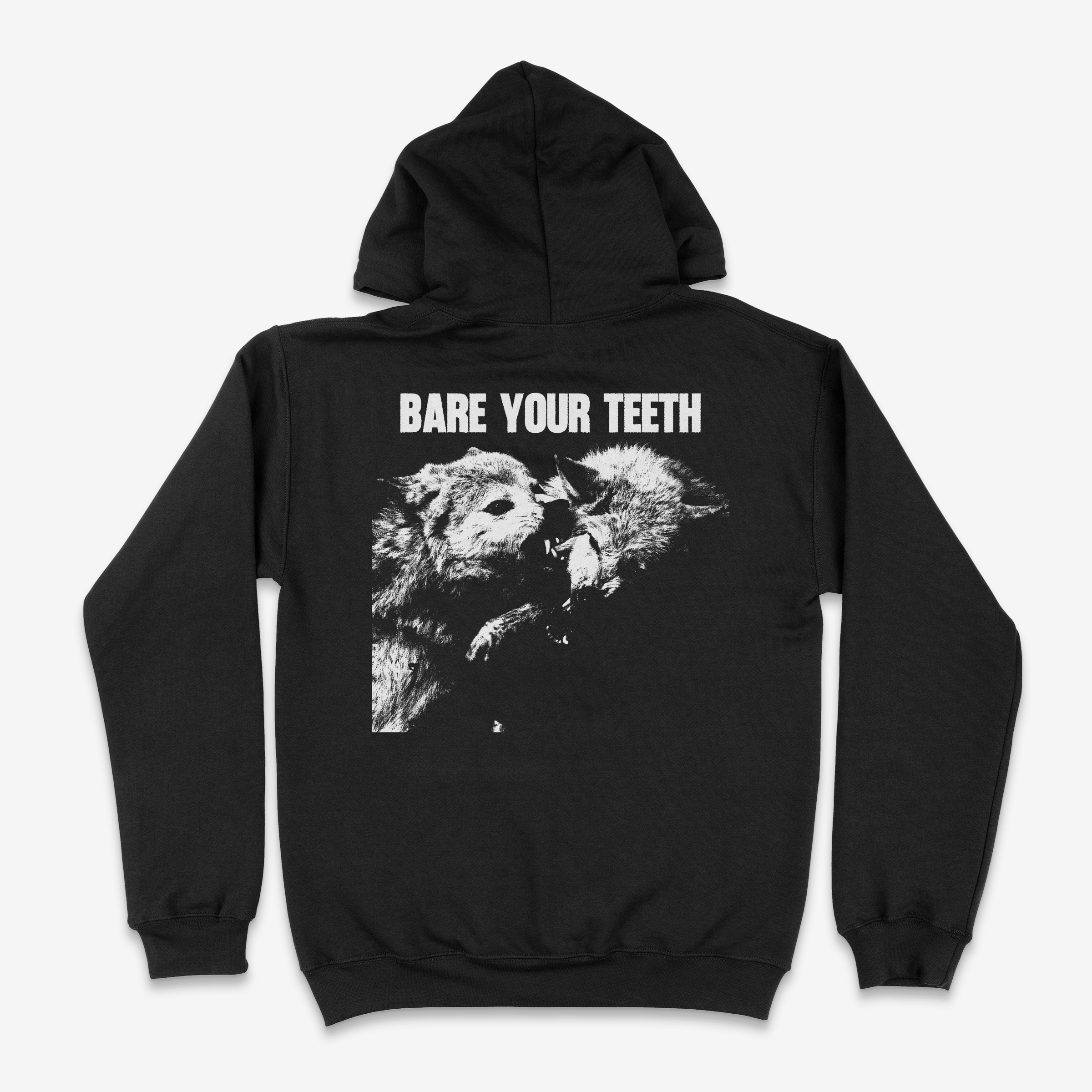 “Bare Your Teeth” Black Gildan Heavy Blend Hoodie