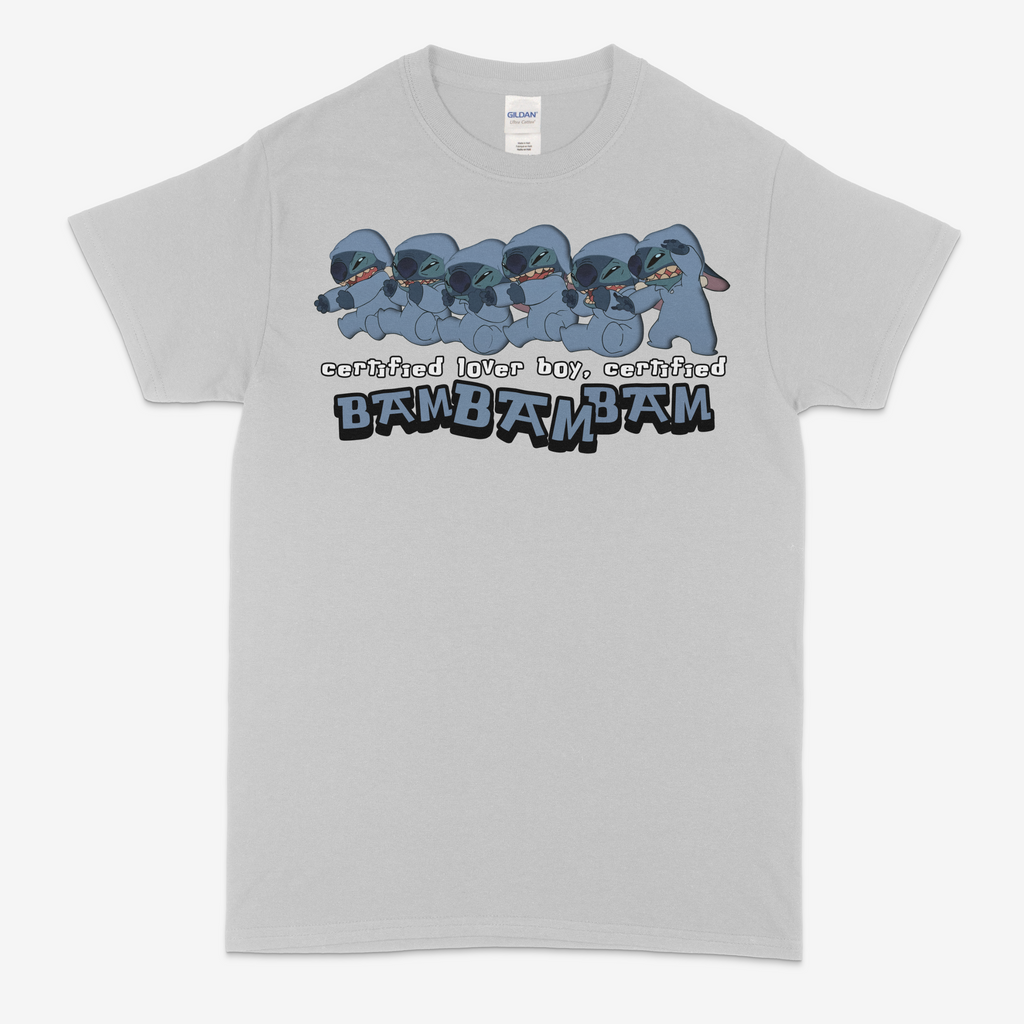 "CERTIFIED LOVER BOY" Stitch T-shirt